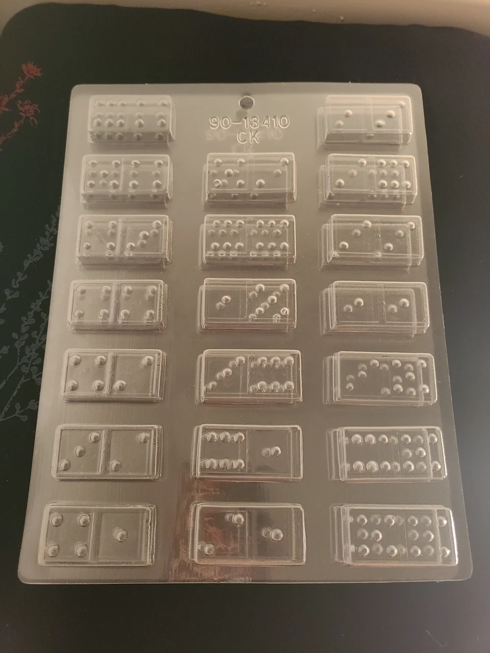 Clear Domino Chocolate Mold